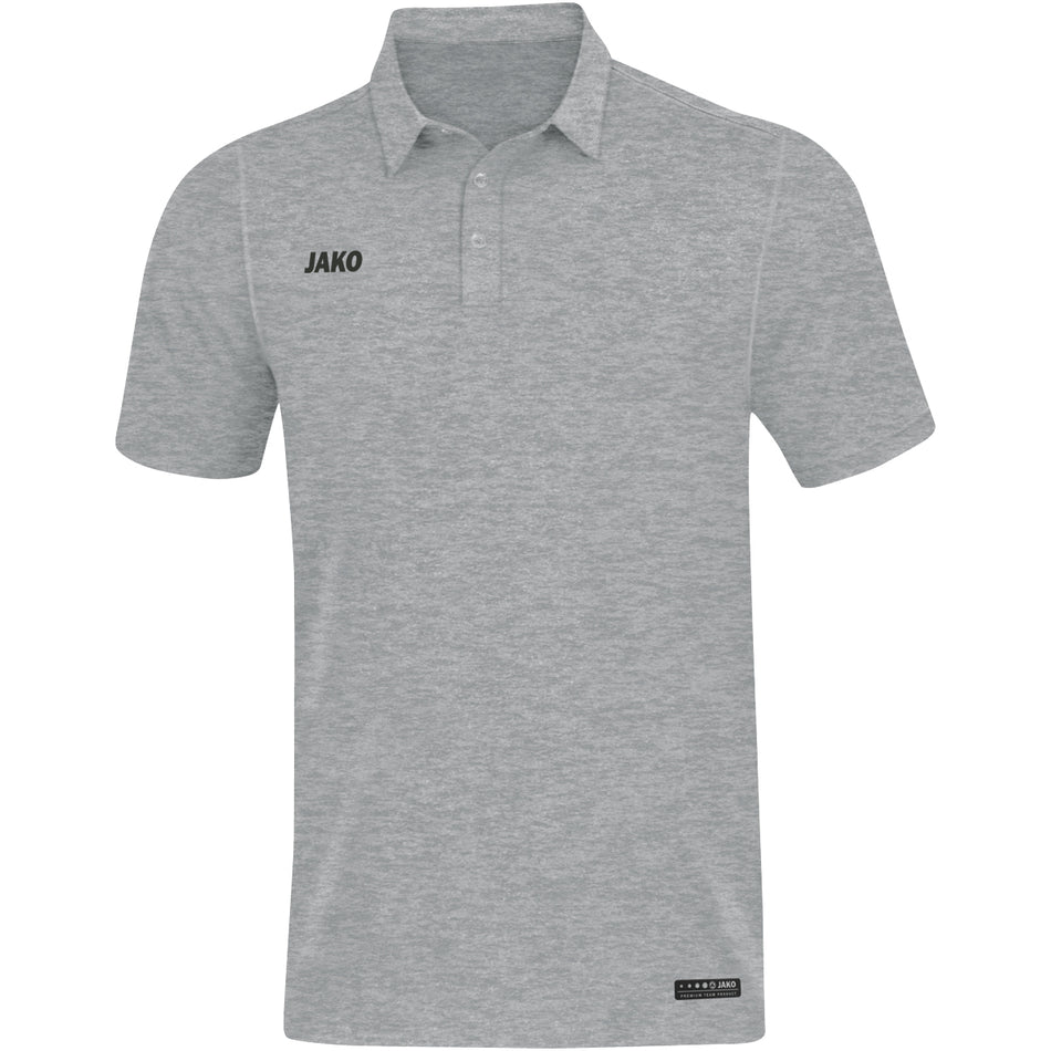 Jako - Polo Premium Basics - Lichtgrijs Gemeleerd