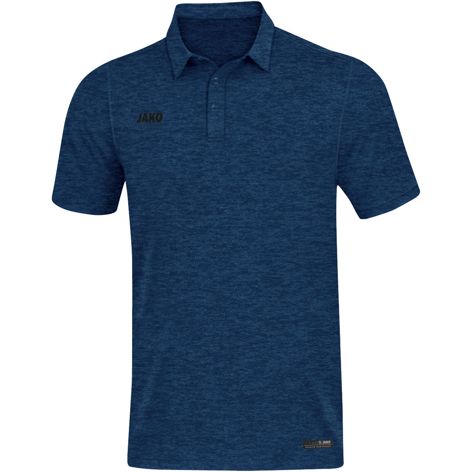 Jako - Polo Premium Basics - Marine Gemeleerd