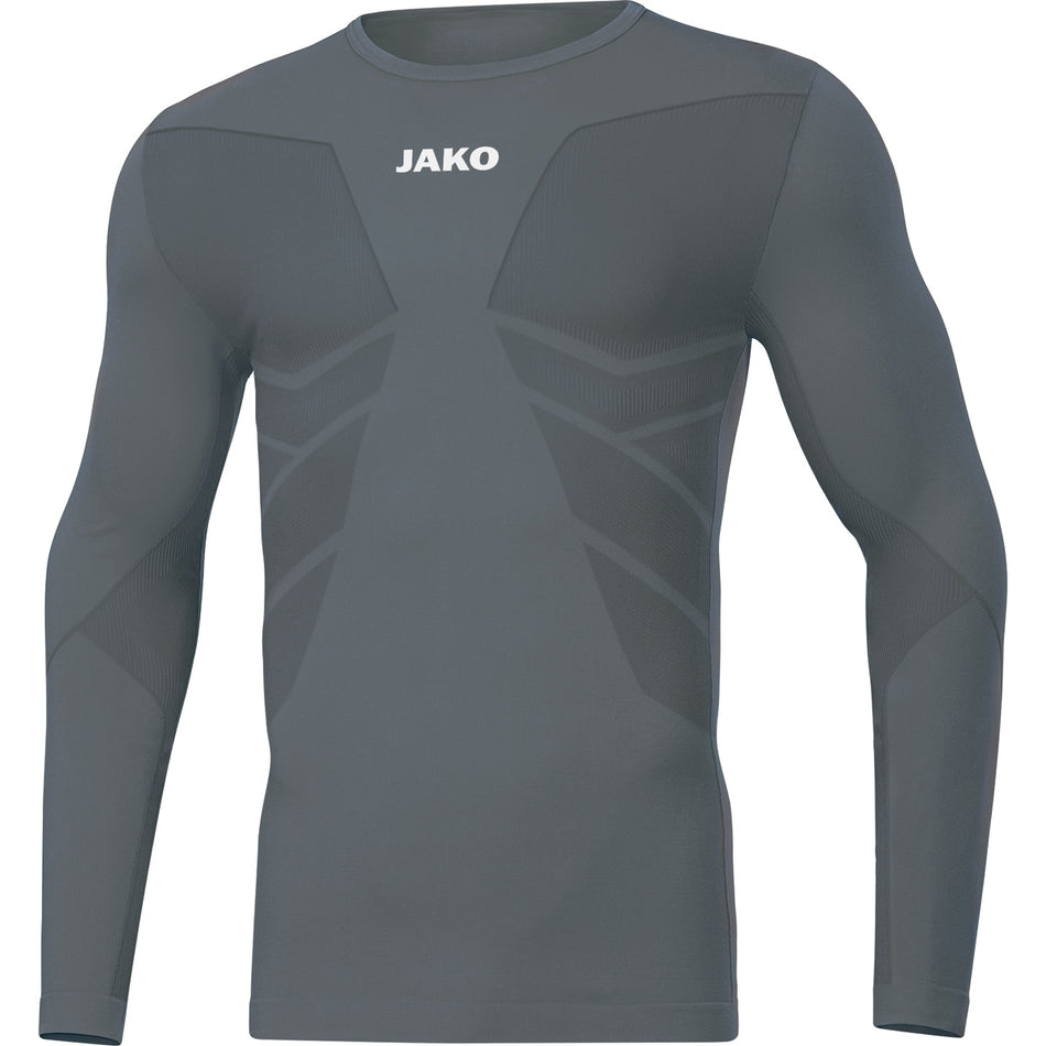 Jako - Longsleeve Comfort 2.0 - Steengrijs