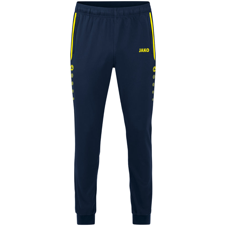 Jako - Vrijetijdsbroek Allround - Marine/Fluogeel