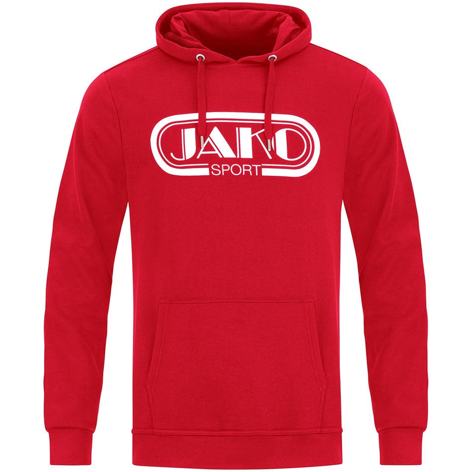 Jako - Sweater Met Kap Retro - Rood