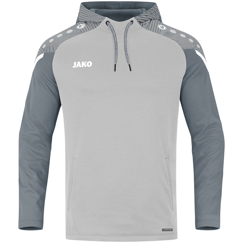 Jako - Sweater Met Kap Performance - Zachtgrijs/Steengrijs