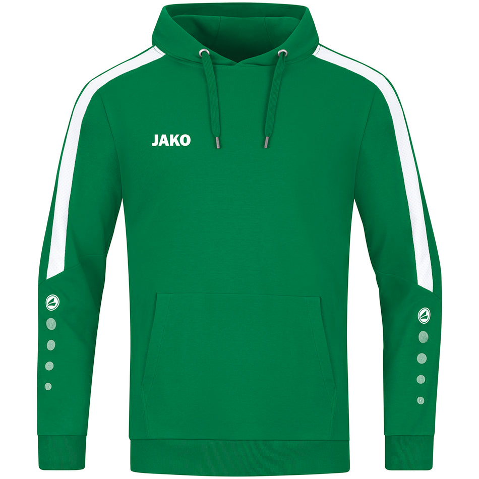 Jako - Sweater Met Kap Power - Sportgroen