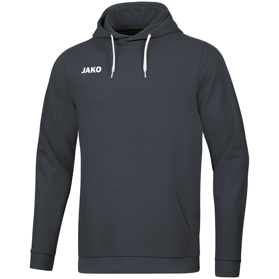 Jako - Sweater Met Kap Base - Antraciet