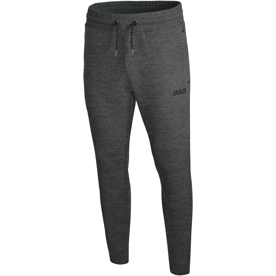 Jako - Joggingbroek Premium Basics - Antraciet Gemeleerd