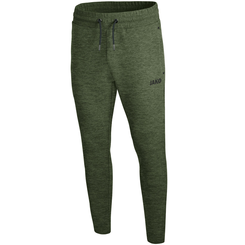 Jako - Joggingbroek Premium Basics - Kaki Gemeleerd