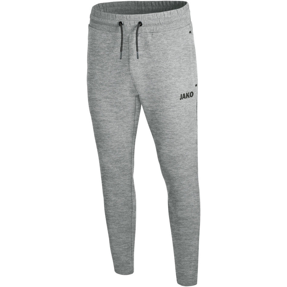 Jako - Joggingbroek Premium Basics - Lichtgrijs Gemeleerd