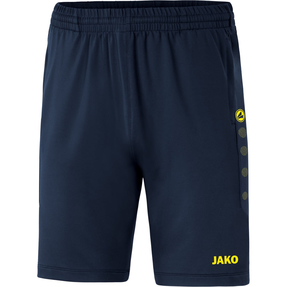 Jako - Trainingsshort Premium - Marine/Fluogeel