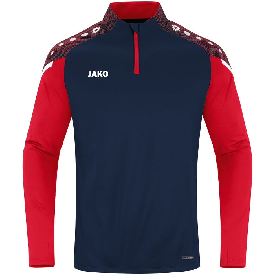 Jako - Ziptop Performance - Marine/Rood