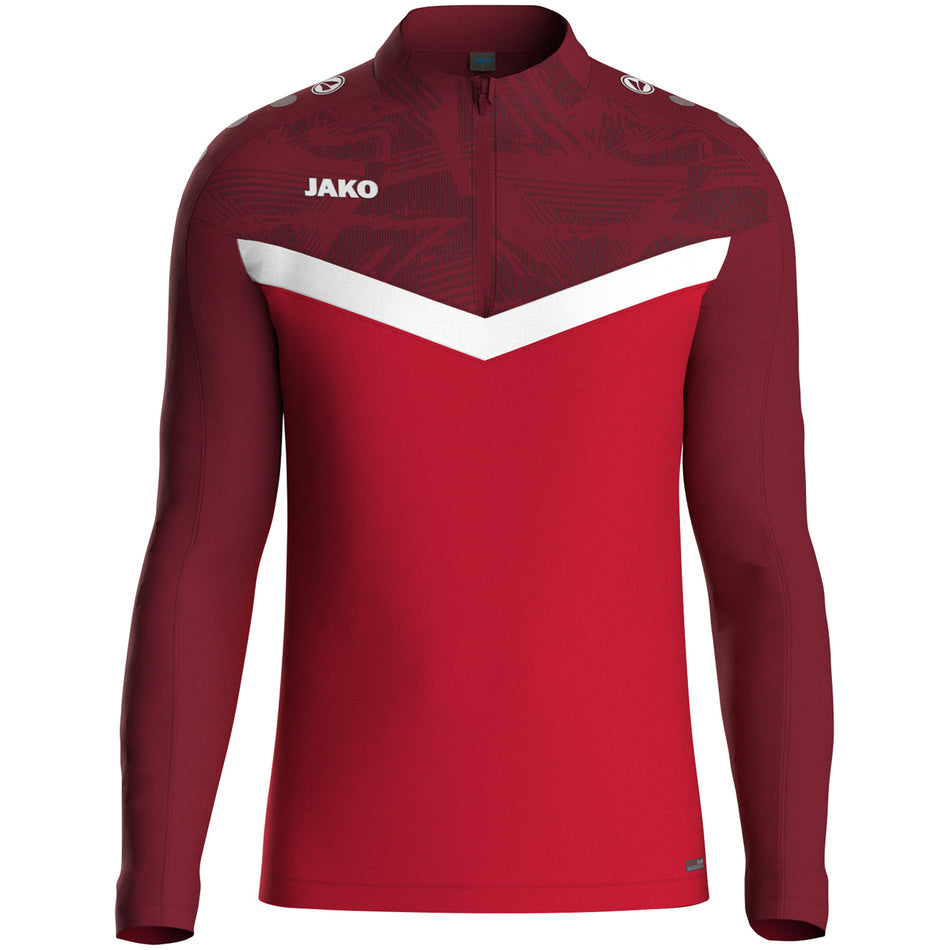 Jako - Ziptop Iconic - Rood/Wijnrood