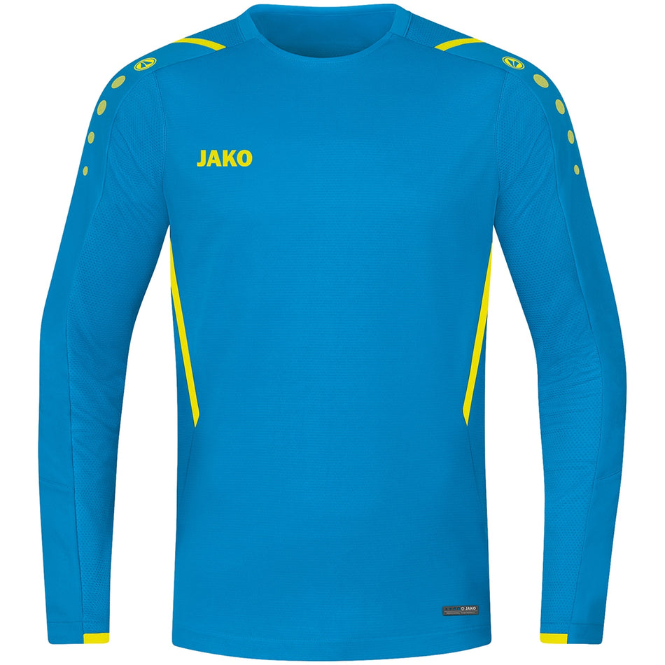 Jako - Sweater Challenge - Jako Blauw/Fluogeel