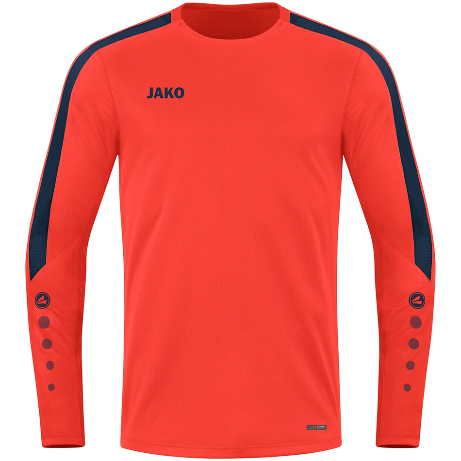 Jako - Sweater Power - Flame/Marine