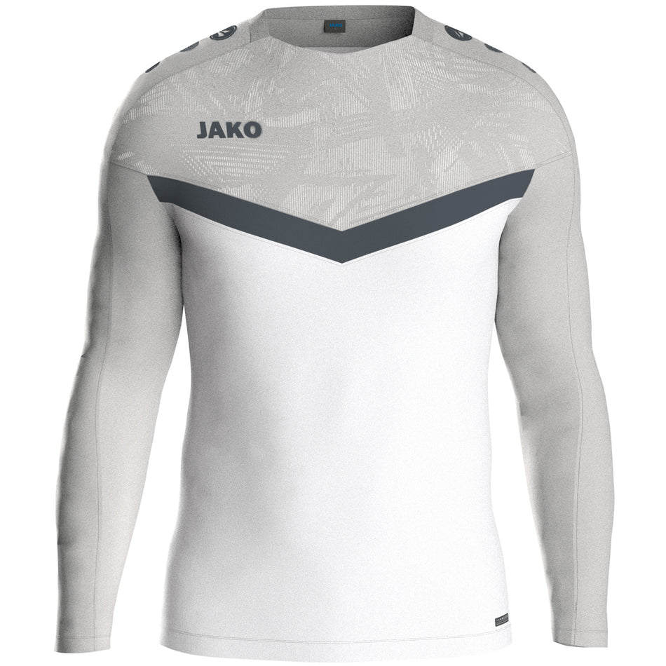 Jako - Sweater Iconic - Wit/Zachtgrijs/Antra Light