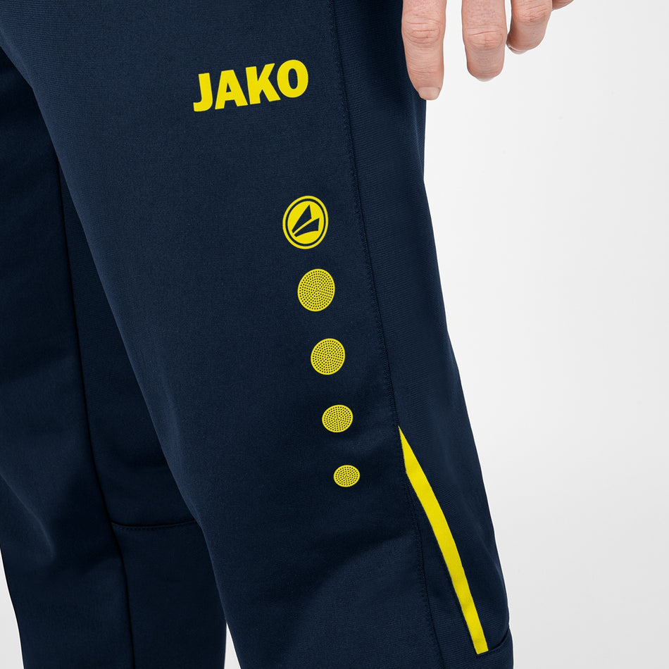 Jako - Polyesterbroek Challenge - Marine/Fluogeel