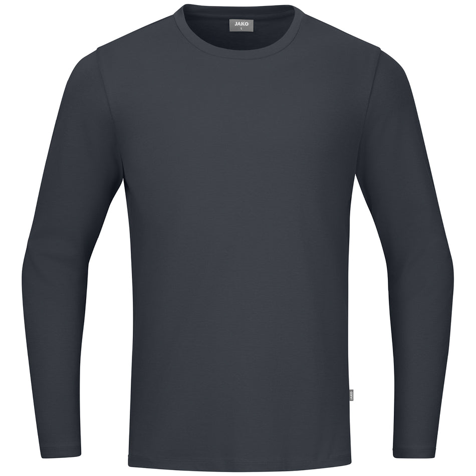 Jako - Longsleeve Organic - Antraciet