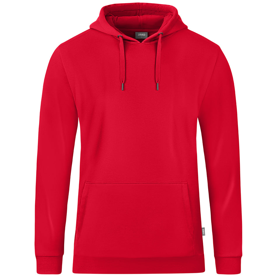 Jako - Sweater Met Kap Organic - Rood