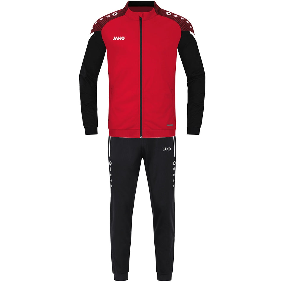 Jako - Trainingspak Polyester Performance - Rood/Zwart