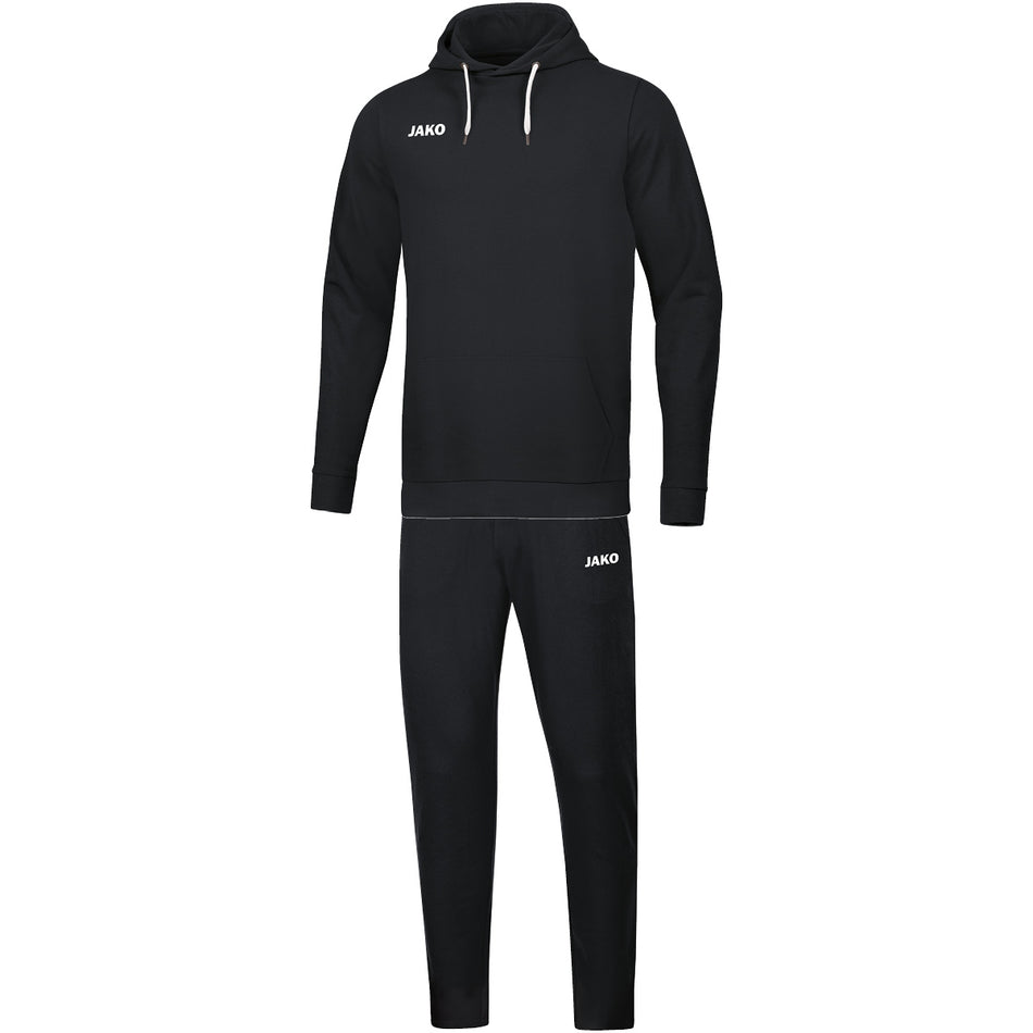 Jako - Joggingpak Base Met Hoody  - Zwart