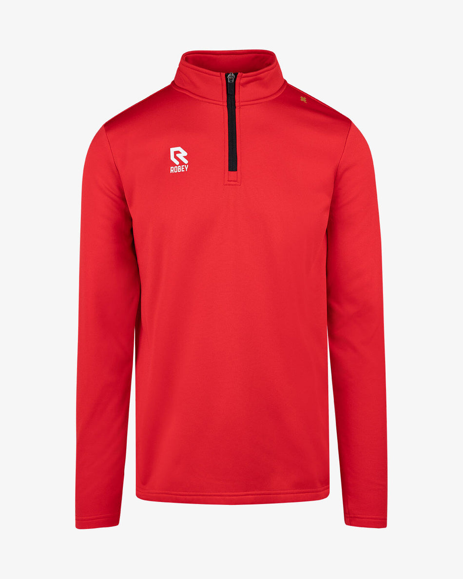 ROBEY - Crossbar Half-Zip - Red