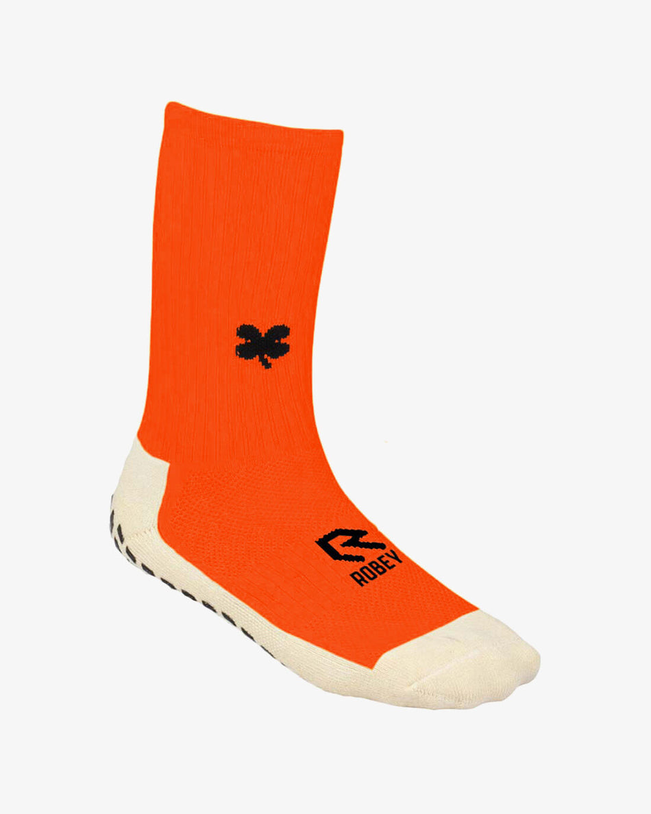 ROBEY - Grip Socks - Neon Orange