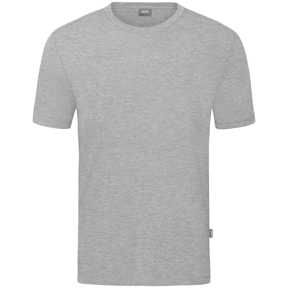 Jako - T-Shirt Organic Stretch - Lichtgrijs Gemeleerd