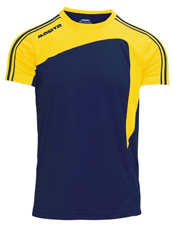 Masita Forza Ss T-Shirt Navy/Yellow