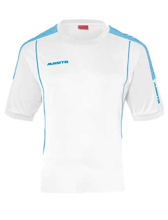 Masita Barça Ss T-Shirt White/Sky Blue