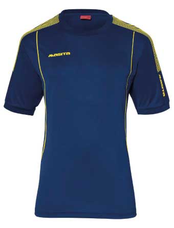 Masita Barça Ss T-Shirt Navy/Yellow