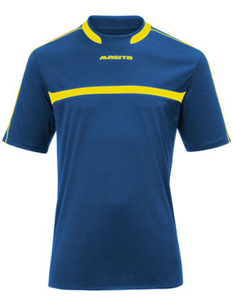 Masita Brasil Ss T-Shirt Royal Blue/Yellow