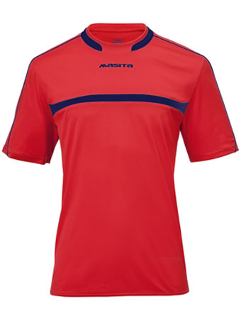 Masita Brasil Ss T-Shirt Red/Navy Blue