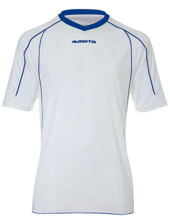 Masita Striker Ss T-Shirt White/Royal Blue