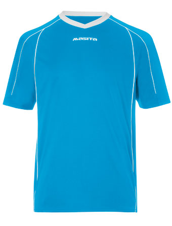 Masita Striker Ss T-Shirt Sky Blue/White