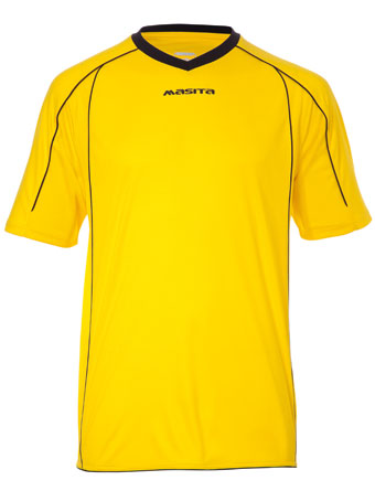 Masita Striker Ss T-Shirt Yellow/Black