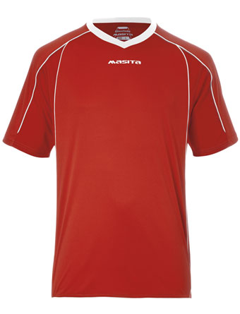 Masita Striker Ss T-Shirt Red/White