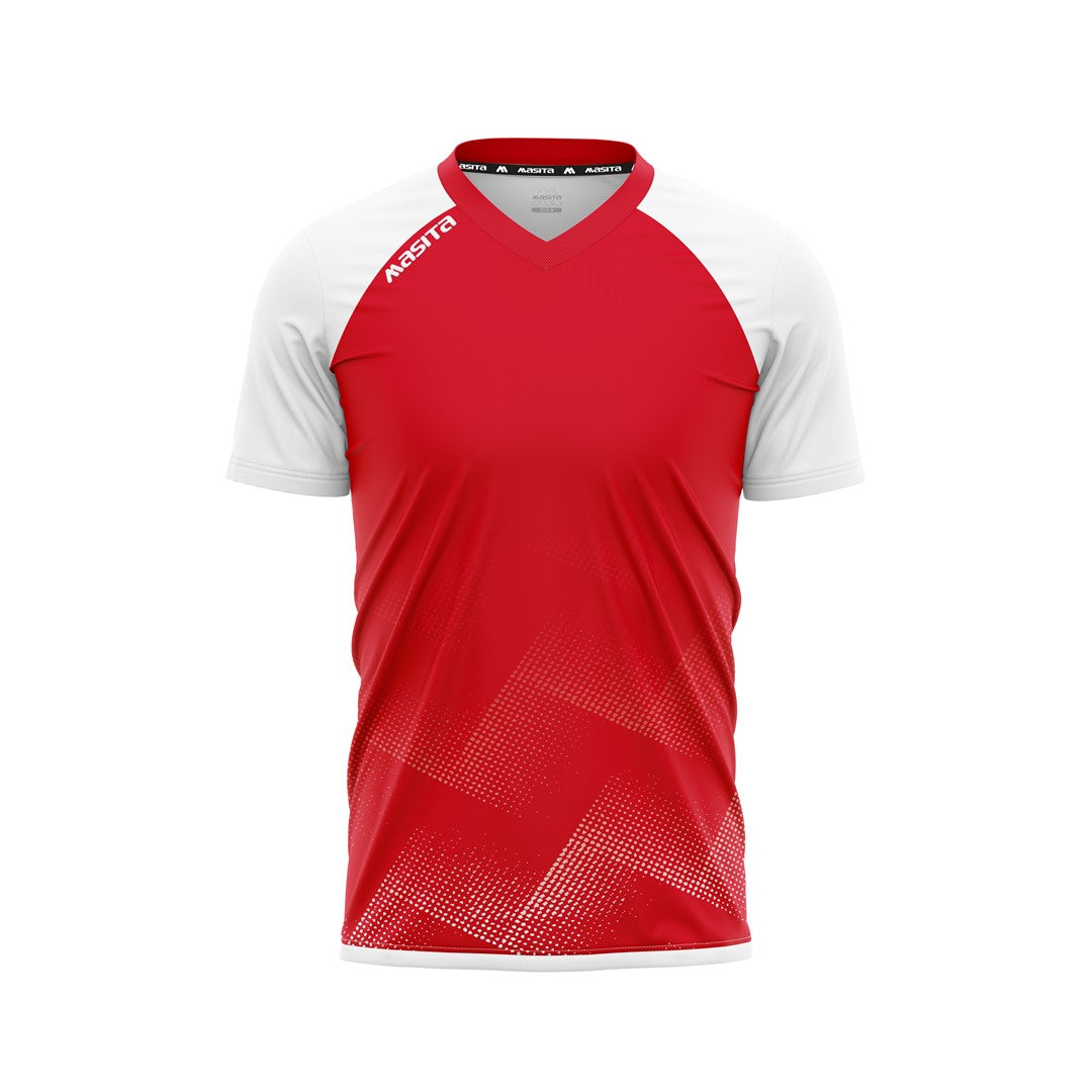 Masita Riva Ss T-Shirt Red/White
