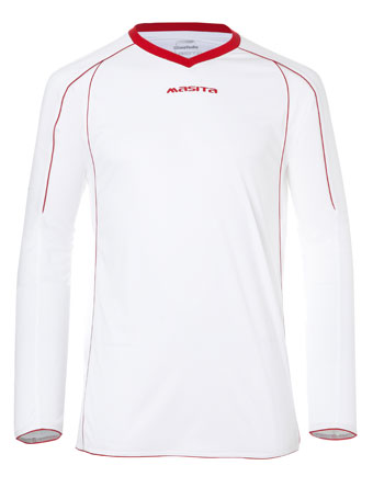 Masita Striker Ls T-Shirt White/Red
