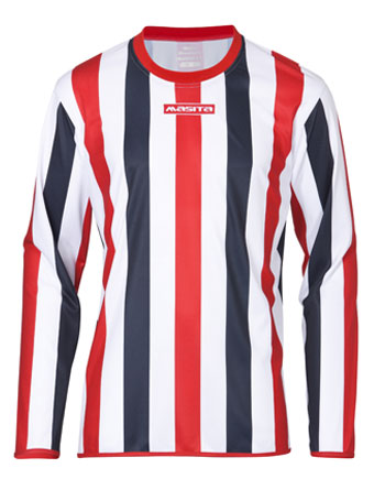 Masita Barça Striped Ls T-Shirt Red/White/Navy