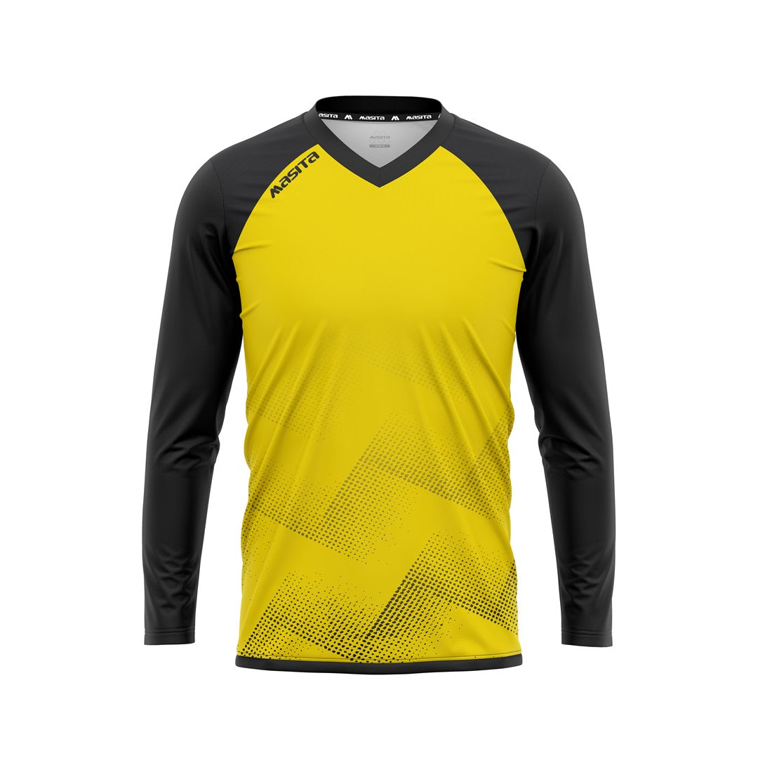 Masita Riva Ls T-Shirt Yellow/Black
