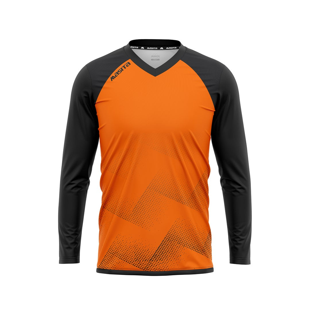 Masita Riva Ls T-Shirt Orange/Black
