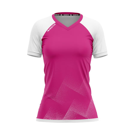 Masita Riva Ss T-Shirt Women Pink/White