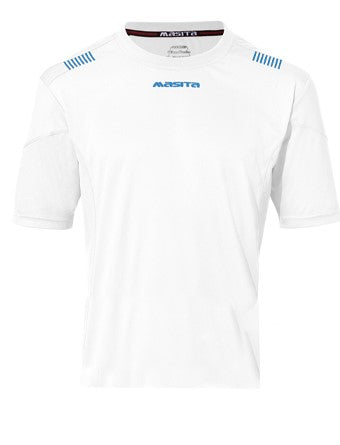 Masita Porto Ss T-Shirt Women White/Sky Blue