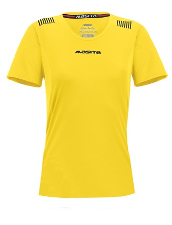 Masita Porto Ss T-Shirt Women Yellow/Black