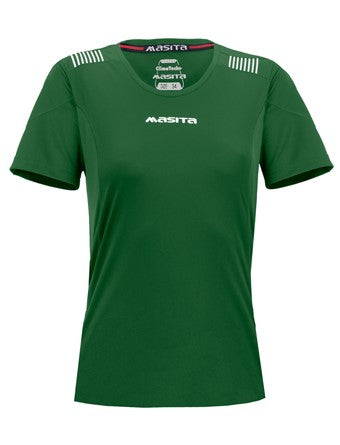 Masita Porto Ss T-Shirt Women Green/White