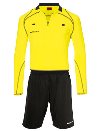 Masita Matchday Ls Referee Set Neon Yellow/Black