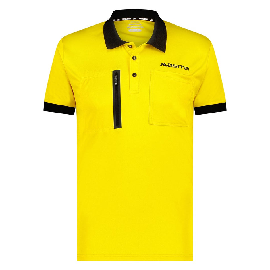 Masita Matchday Ss Referee T-Shirt Yellow/Black