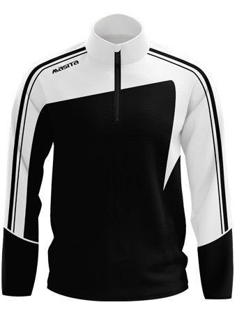 Masita Forza Zipsweater Black/White