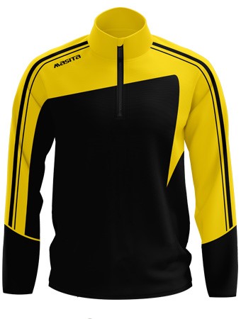Masita Forza Zipsweater Black/Yellow