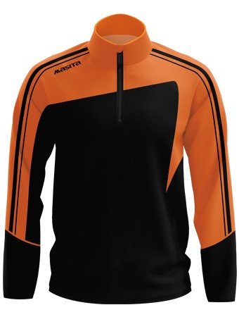 Masita Forza Zipsweater Black/Orange