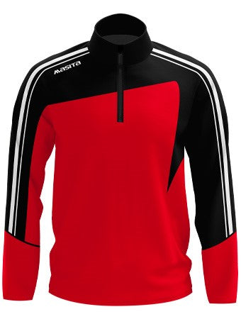 Masita Forza Zipsweater Red/Black