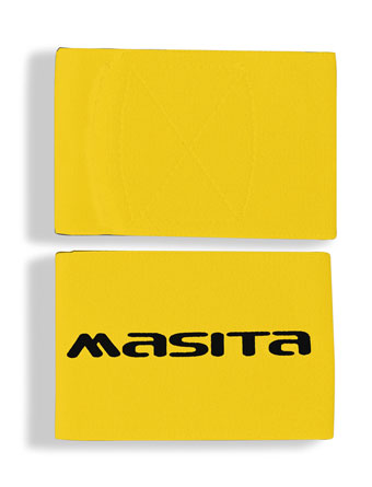 Masita Matchday Shin Holders Yellow/Black